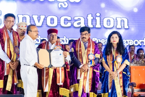 2. Upasaka Narasimhaiah S received his doctoral degree from Tumkur University