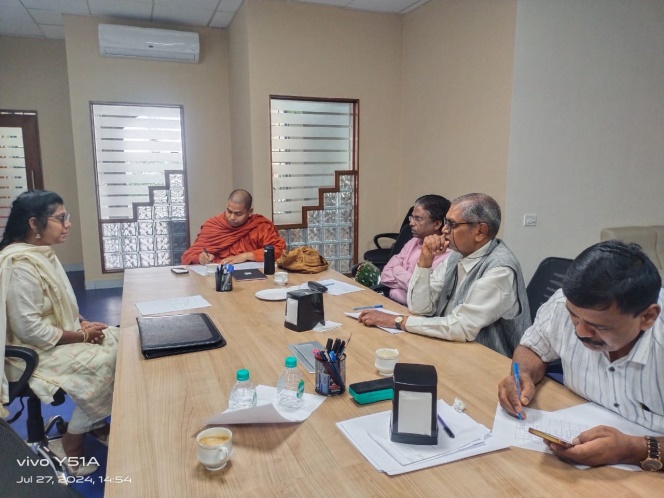 4. Research Scholar from 2024 - August batch undergo interview conducted at jain univeristy